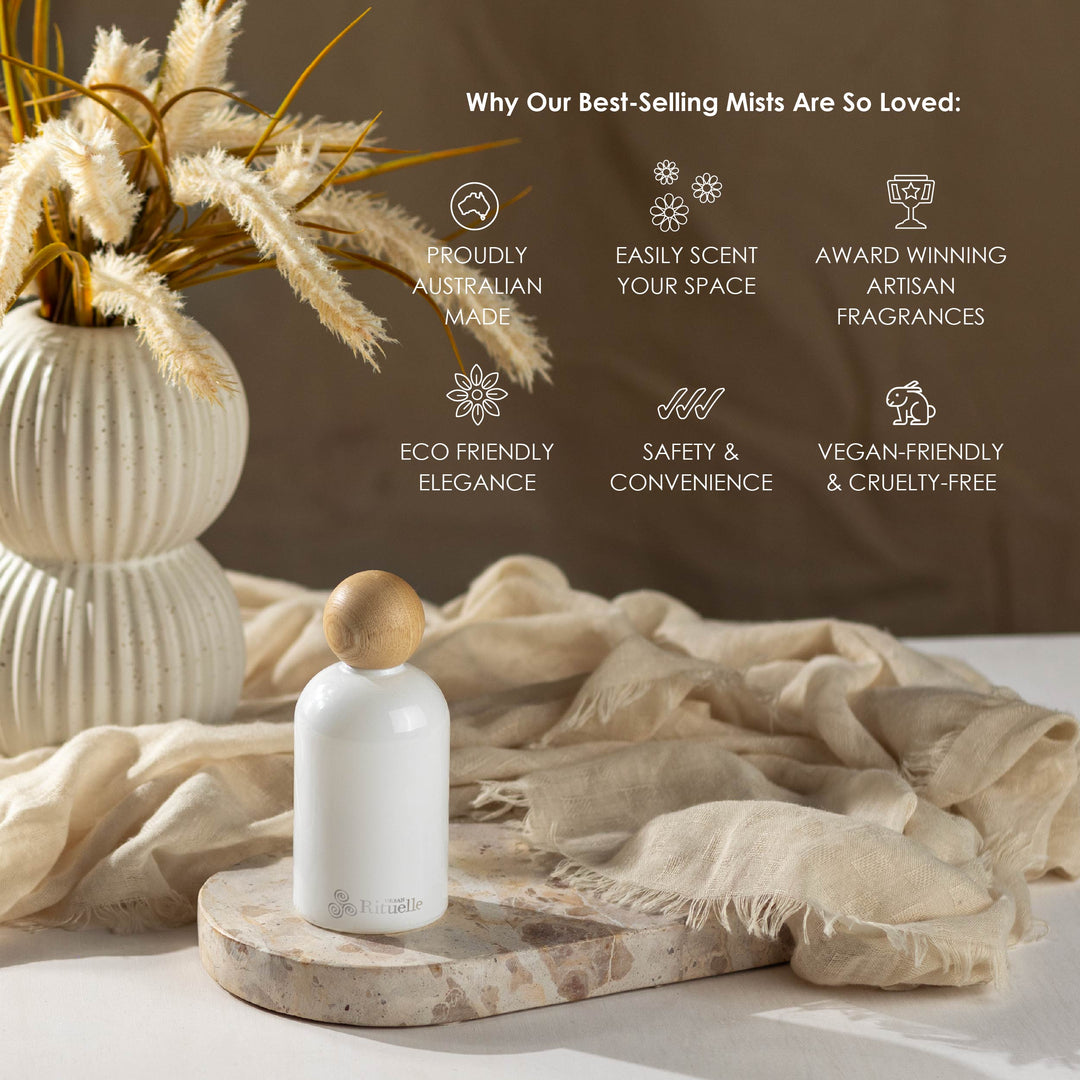 Lemongrass, Mandarin Zest, Tahitian Lime, Sandalwood<br> Room & Linen Mist | 100ml room mist Urban Rituelle