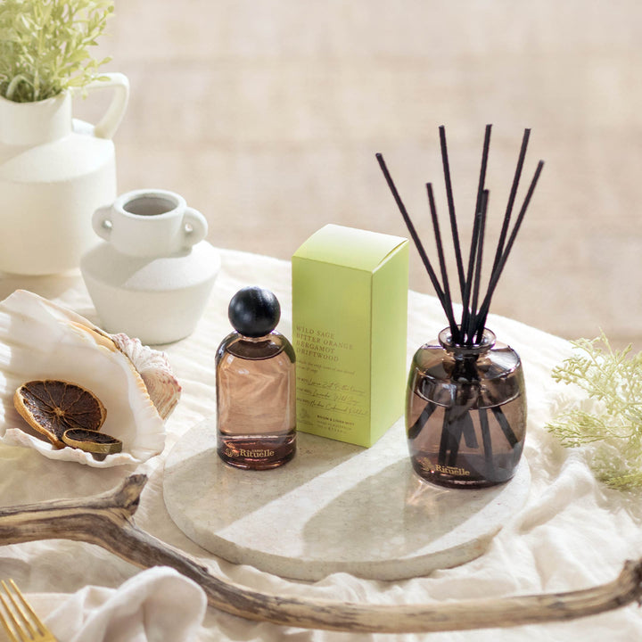 Wild Sage, Bitter Orange, Bergamot, Driftwood<br> Fragrance Diffuser Set | 220ml Urban Rituelle