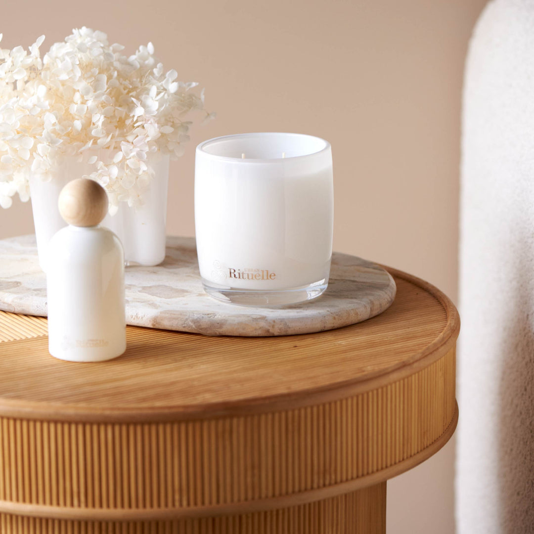 Lemongrass, Mandarin Zest, Tahitian Lime, Sandalwood Scented Soy Candle | 400gm Candle Urban Rituelle