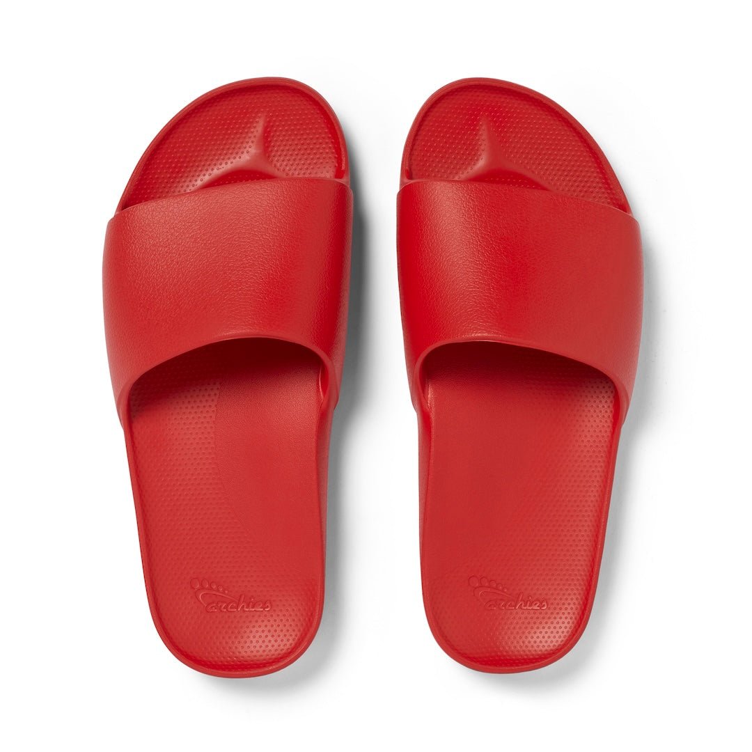 Arch Support Slides - Classic - Chilli Red Archies