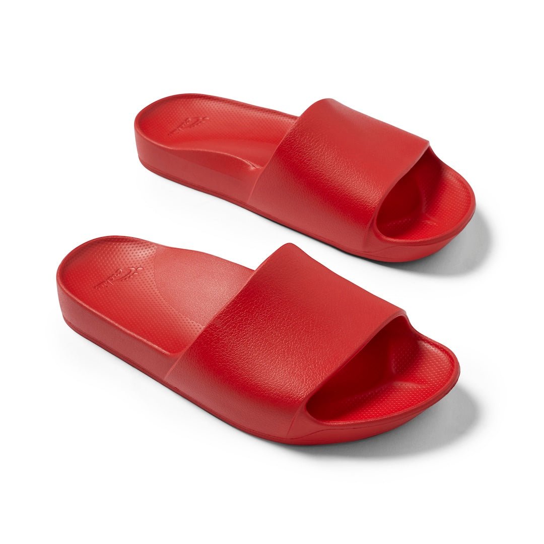 Arch Support Slides - Classic - Chilli Red Archies