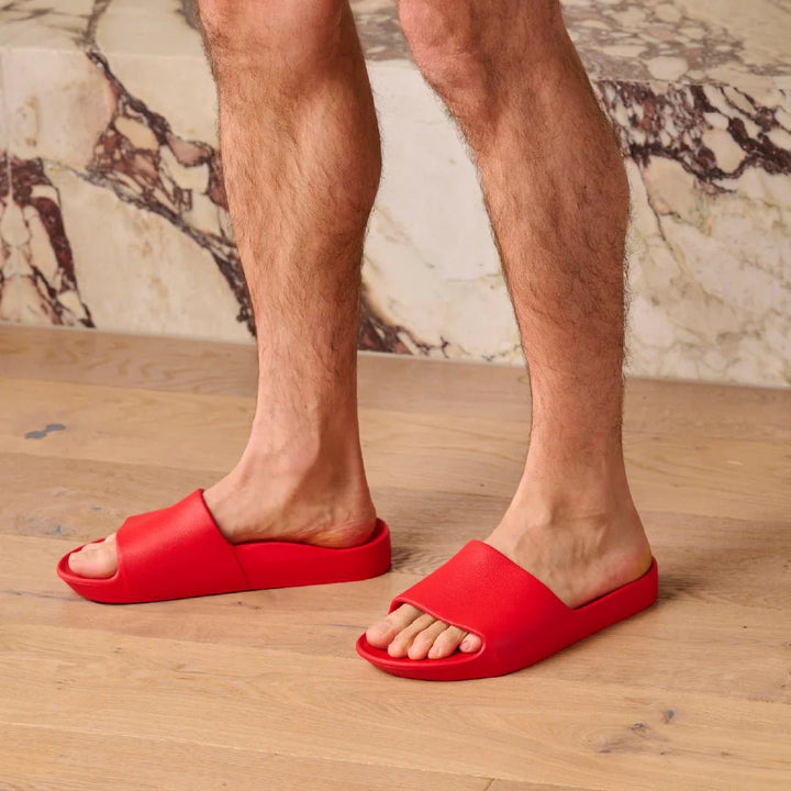 Arch Support Slides - Classic - Chilli Red Archies