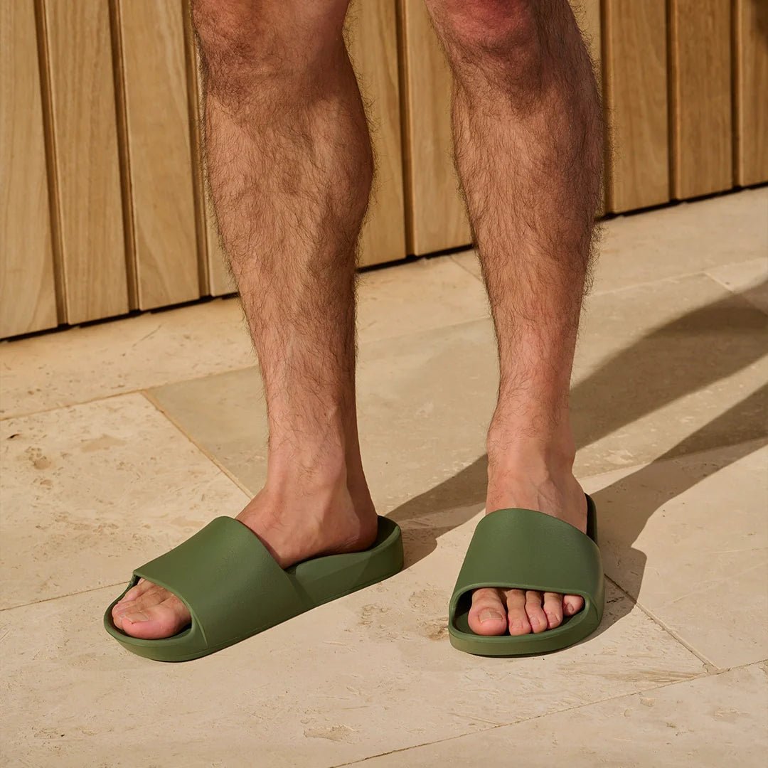 Arch Support Slides - Classic - Olive Archies
