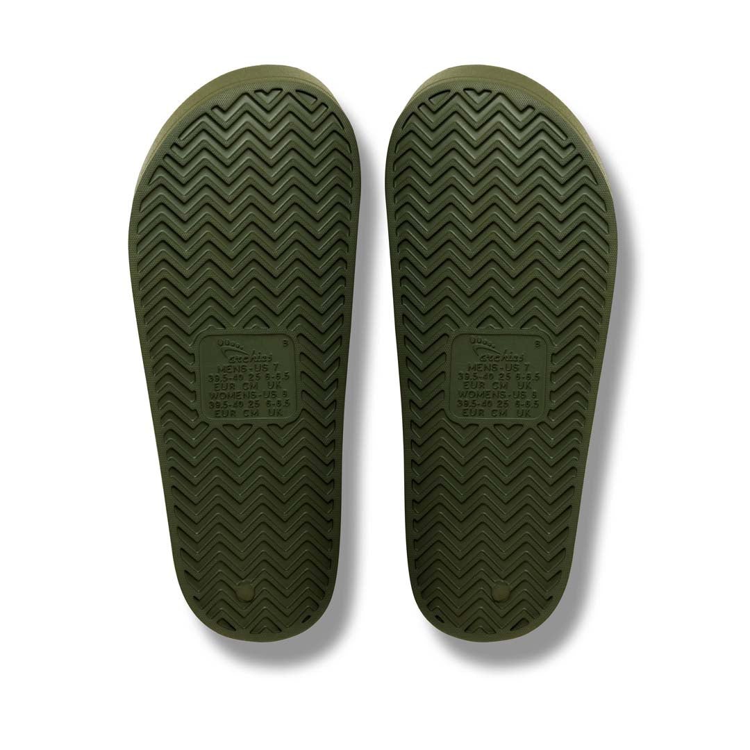 Arch Support Slides - Classic - Olive Archies