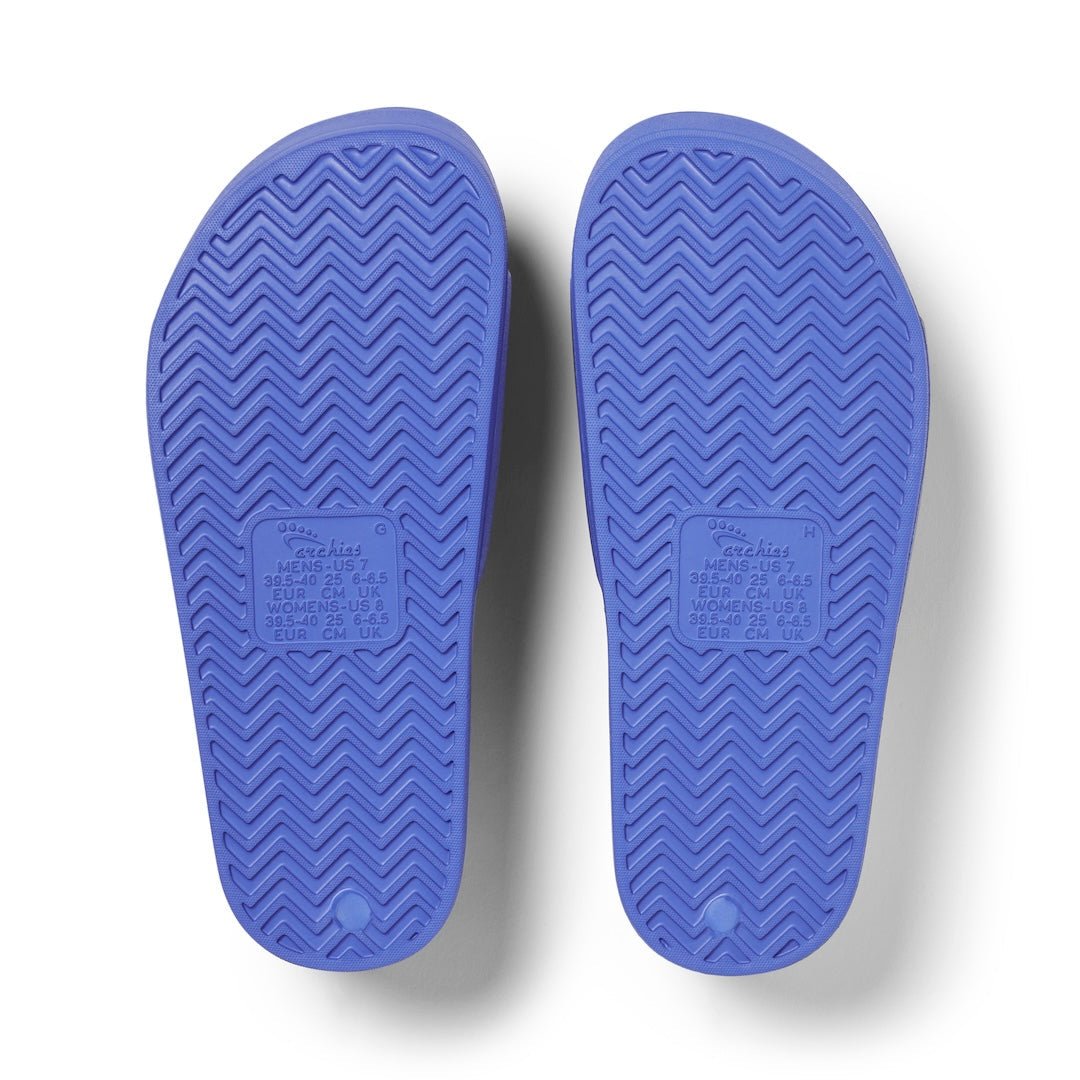 Arch Support Slides - Classic - Royal Blue thongs &amp; Slides Archies