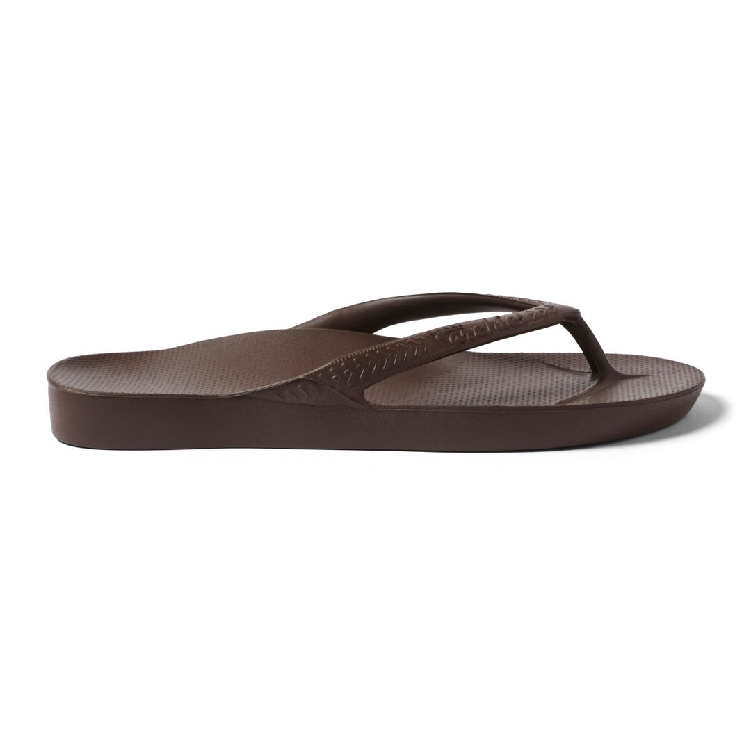 Arch Support Thongs - Classic - Brown thong Archies