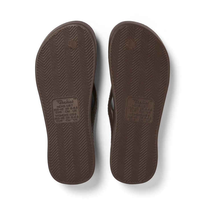 Arch Support Thongs - Classic - Brown thong Archies