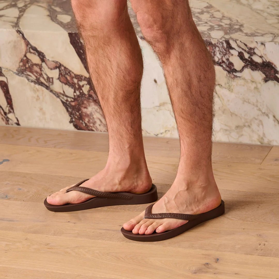Arch Support Thongs - Classic - Brown thong Archies