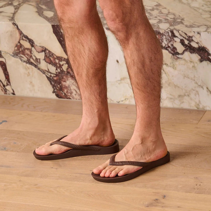 Arch Support Thongs - Classic - Brown thong Archies