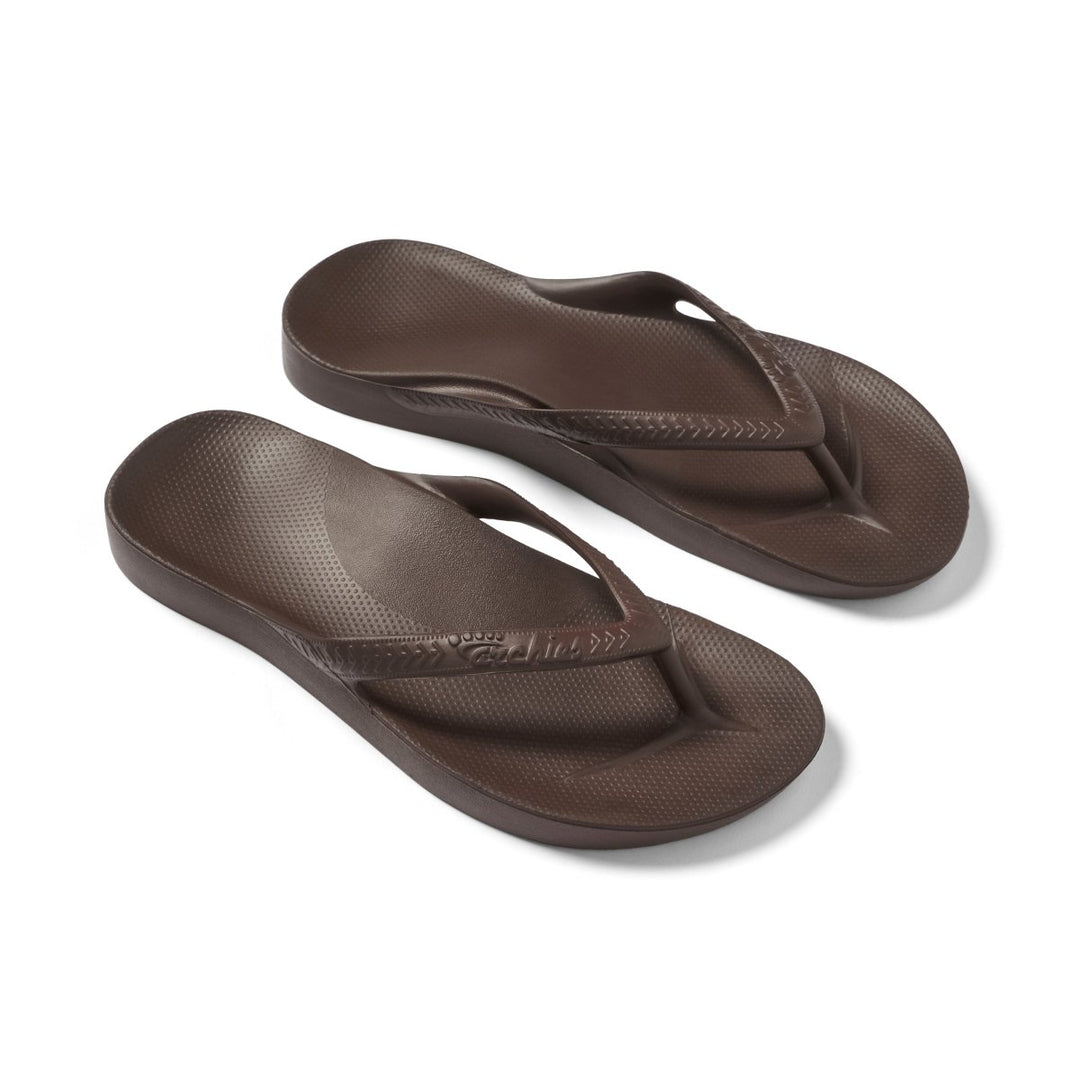 Arch Support Thongs - Classic - Brown thong Archies