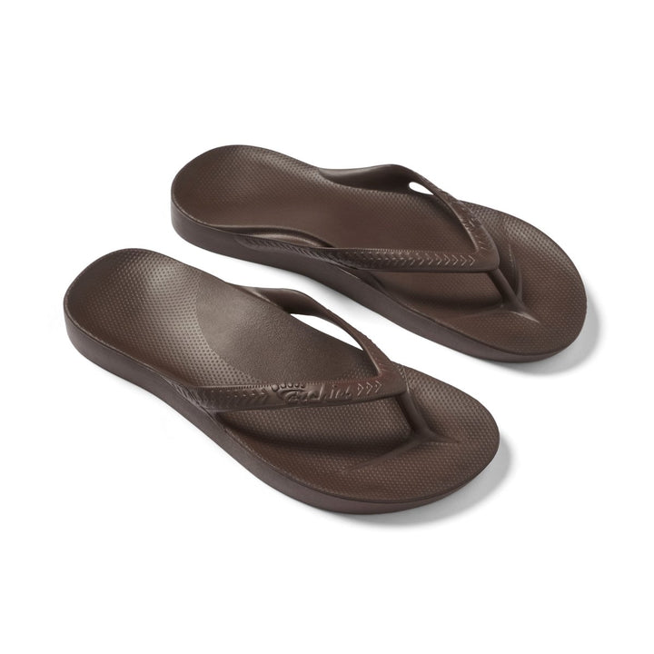 Arch Support Thongs - Classic - Brown thong Archies