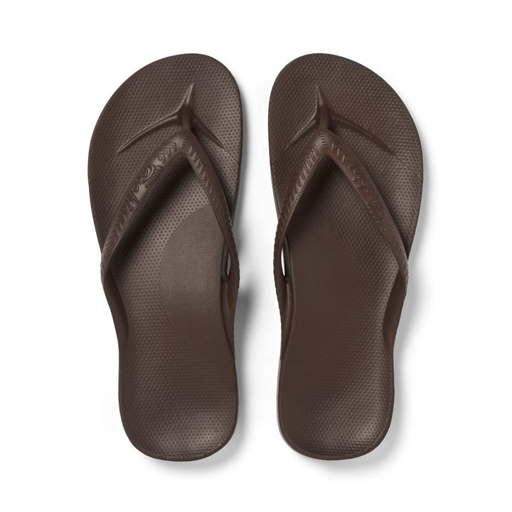 Arch Support Thongs - Classic - Brown thong Archies