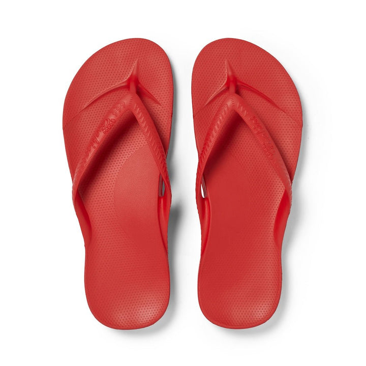 Arch Support Thongs - Classic - Chilli Red Archies