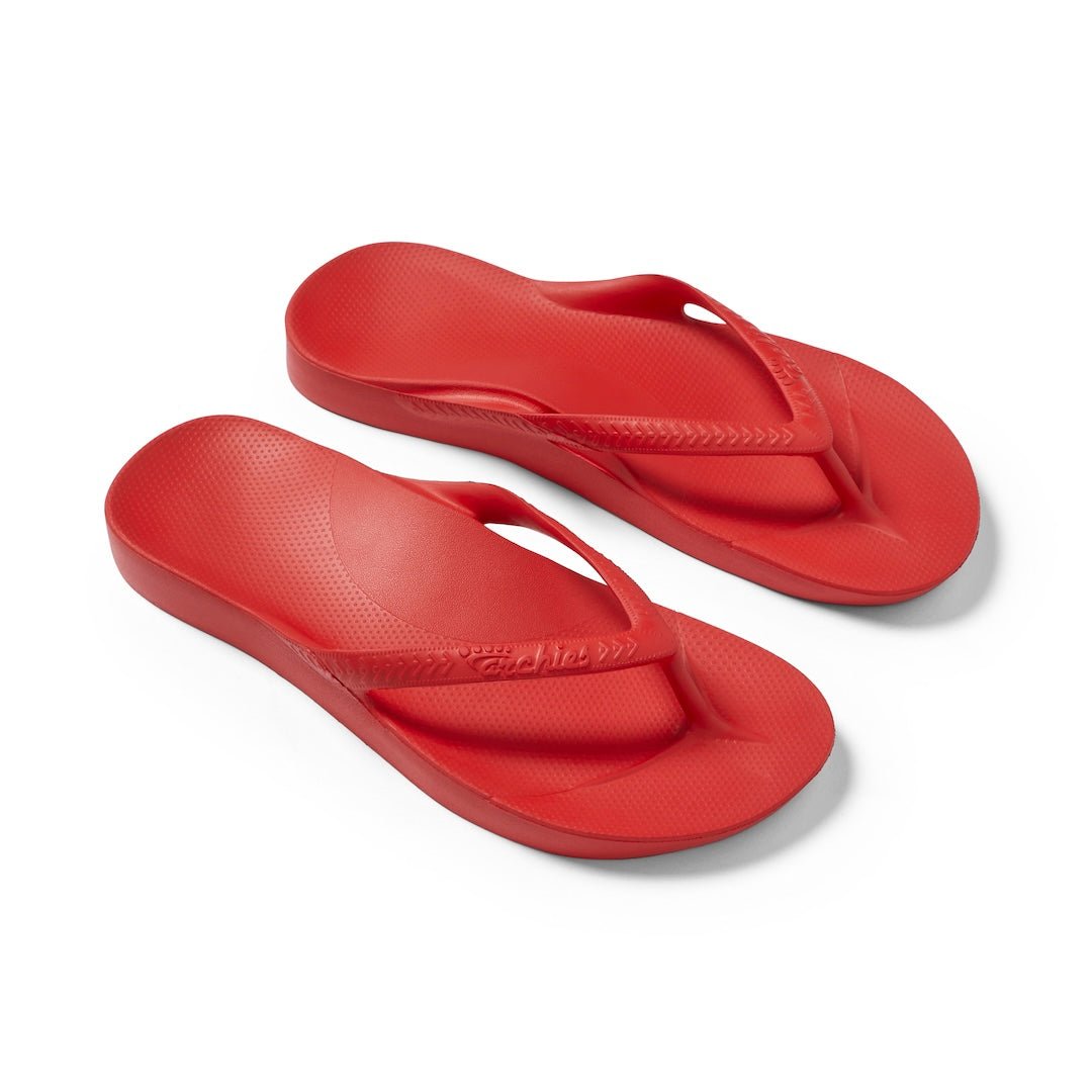 Arch Support Thongs - Classic - Chilli Red Archies