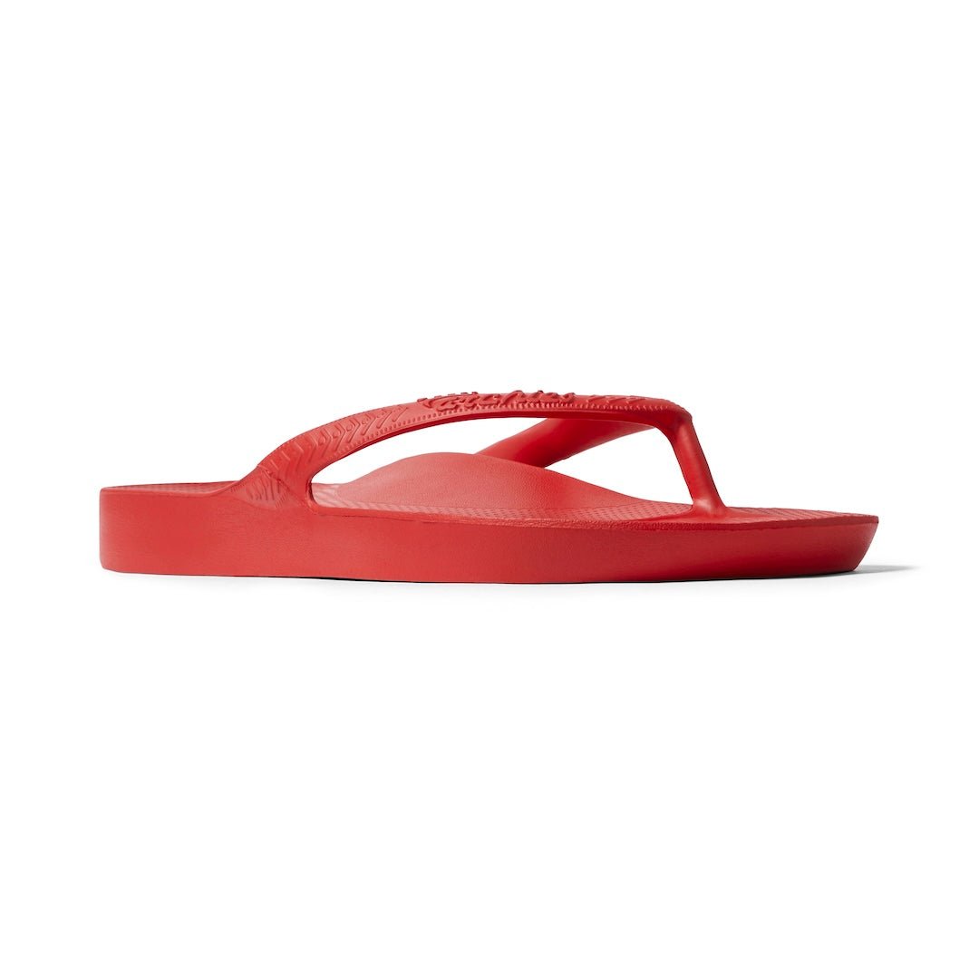 Arch Support Thongs - Classic - Chilli Red Archies