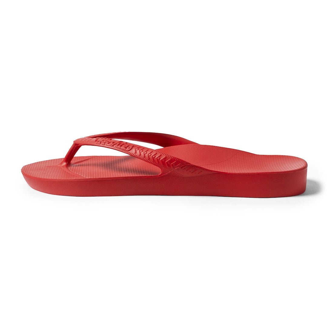 Arch Support Thongs - Classic - Chilli Red Archies