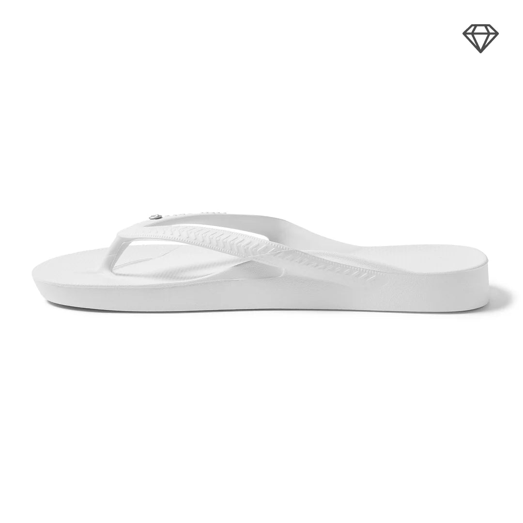 Arch Support Thongs - Classic - Crystal White thong Archies