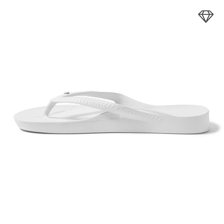 Arch Support Thongs - Classic - Crystal White thong Archies