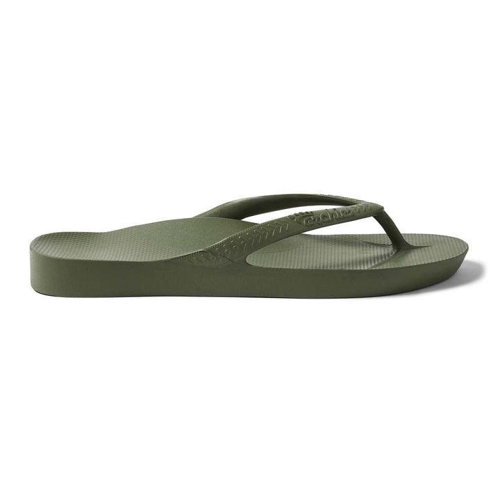 Arch Support Thongs - Classic - Olive thong Archies