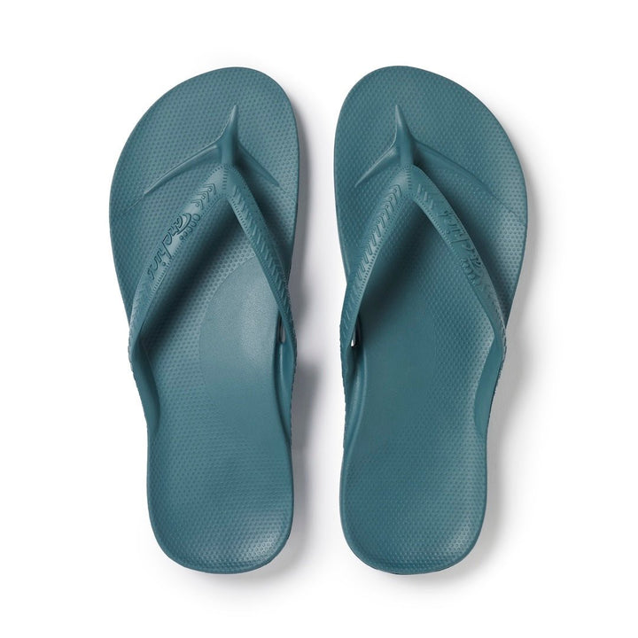 Arch Support Thongs - Classic - Teal - Stanleyandstone