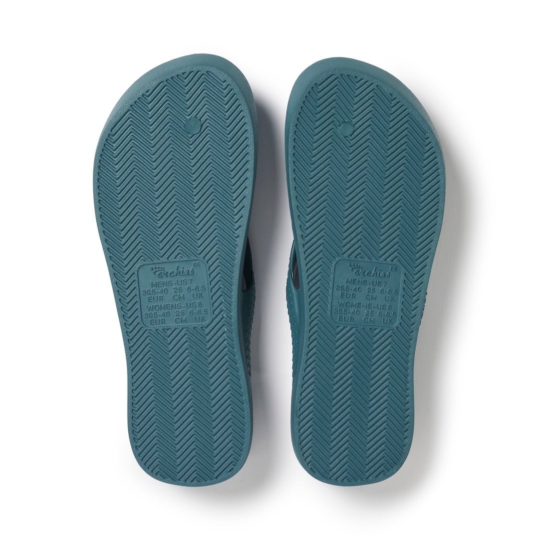 Arch Support Thongs - Classic - Teal - Stanleyandstone