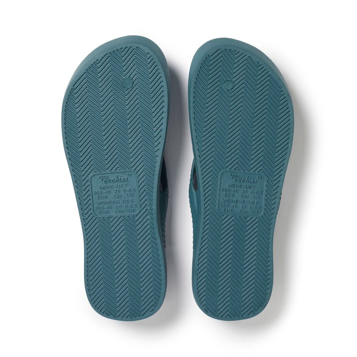 Arch Support Thongs - Classic - Teal - Stanleyandstone