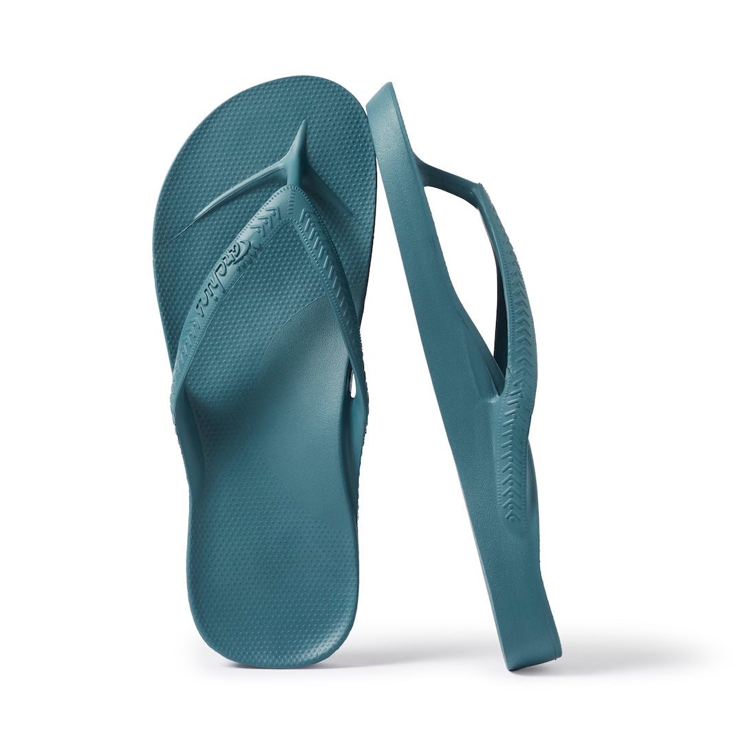 Arch Support Thongs - Classic - Teal - Stanleyandstone