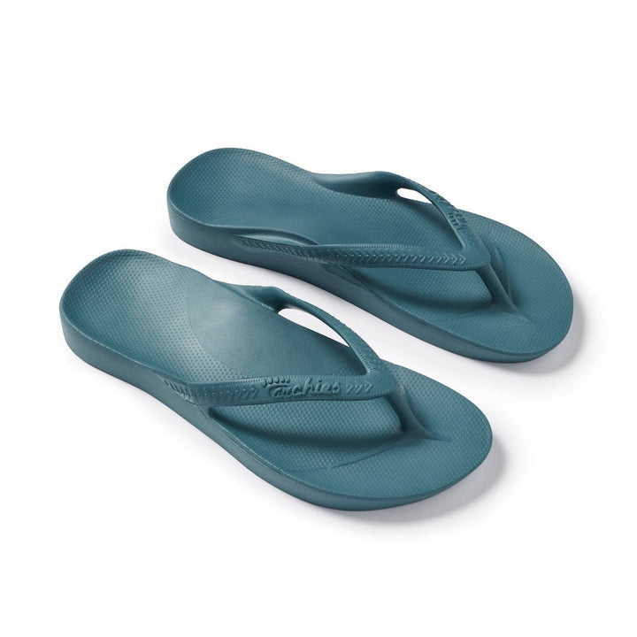 Arch Support Thongs - Classic - Teal - Stanleyandstone