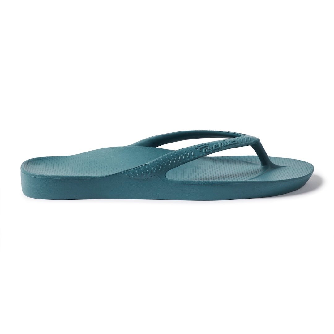 Arch Support Thongs - Classic - Teal - Stanleyandstone