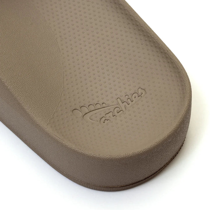 Archies Support Slides - Taupe Shoes Archies