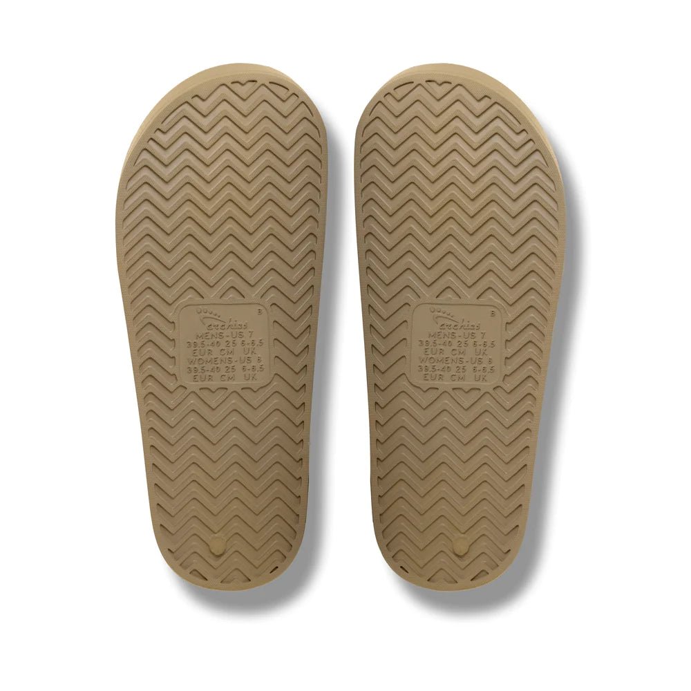 Archies Support Slides - Taupe Shoes Archies
