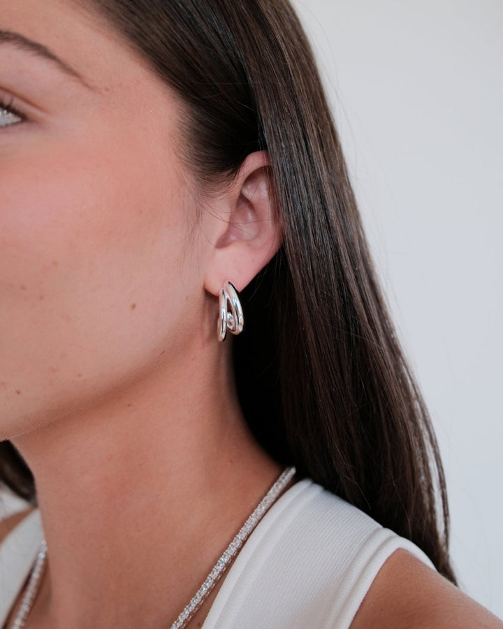 Aria Hoop Earrings Zafino Jewellery