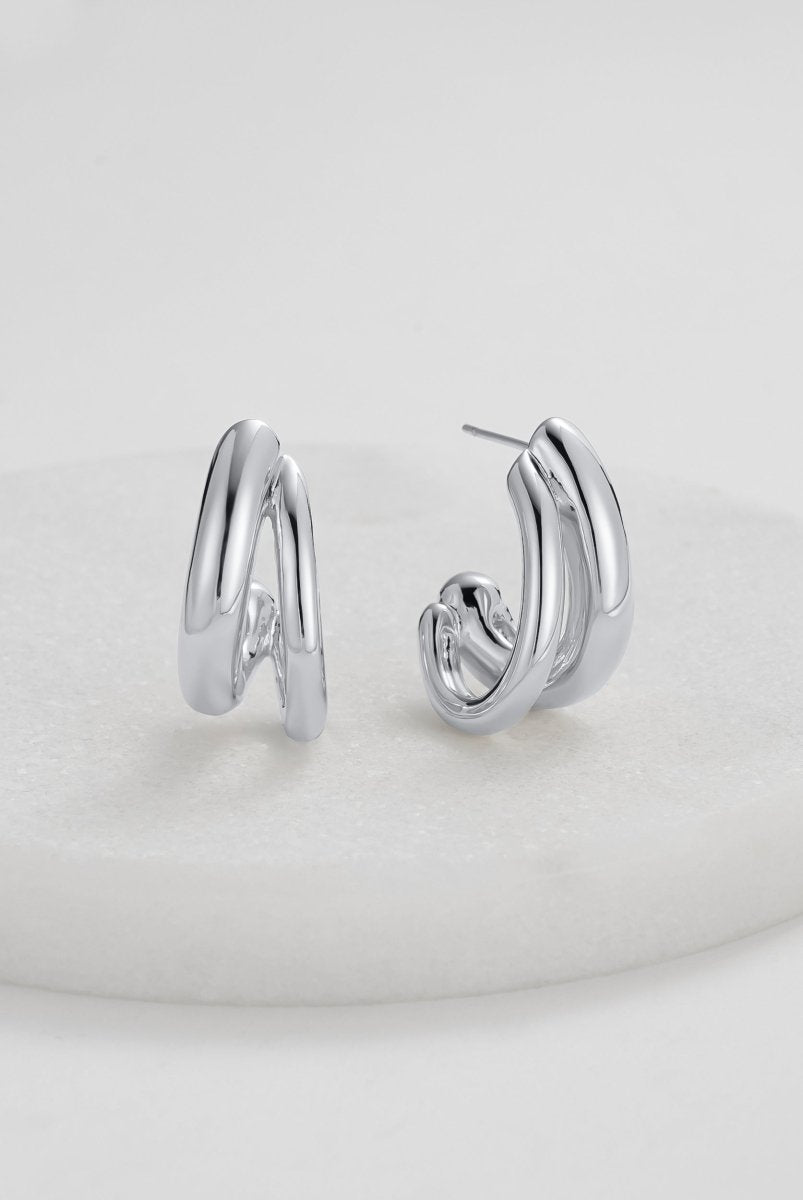 Aria Hoop Earrings Zafino Jewellery