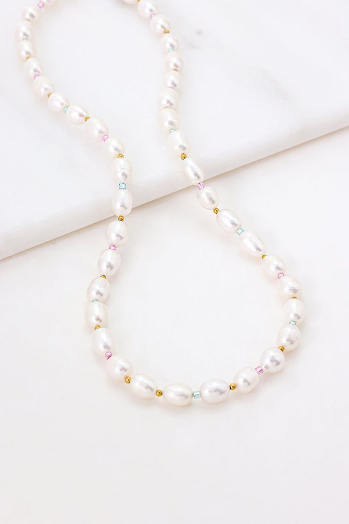 Aria Pearl Necklace Necklaces Zafino Jewellery