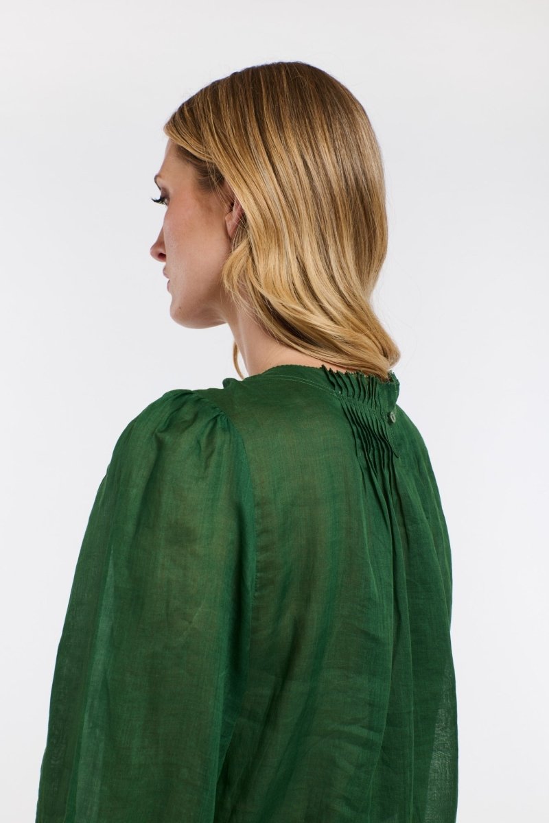 ARIEL LONG SLEEVE TOP - Moss Blouse 365 days