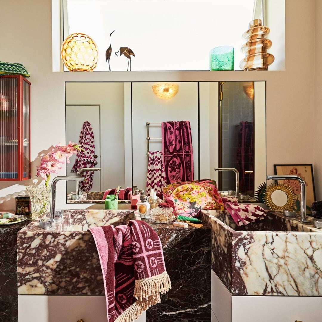 Arlette Face Washer - Fuchsia - Stanleyandstone