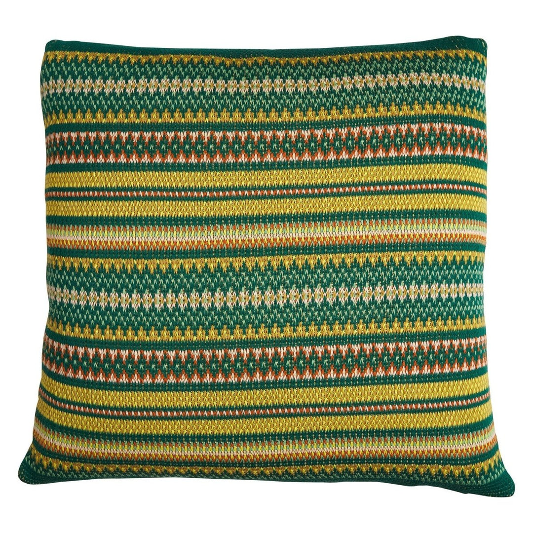Arlette Knit Cushion - Forest - Stanleyandstone