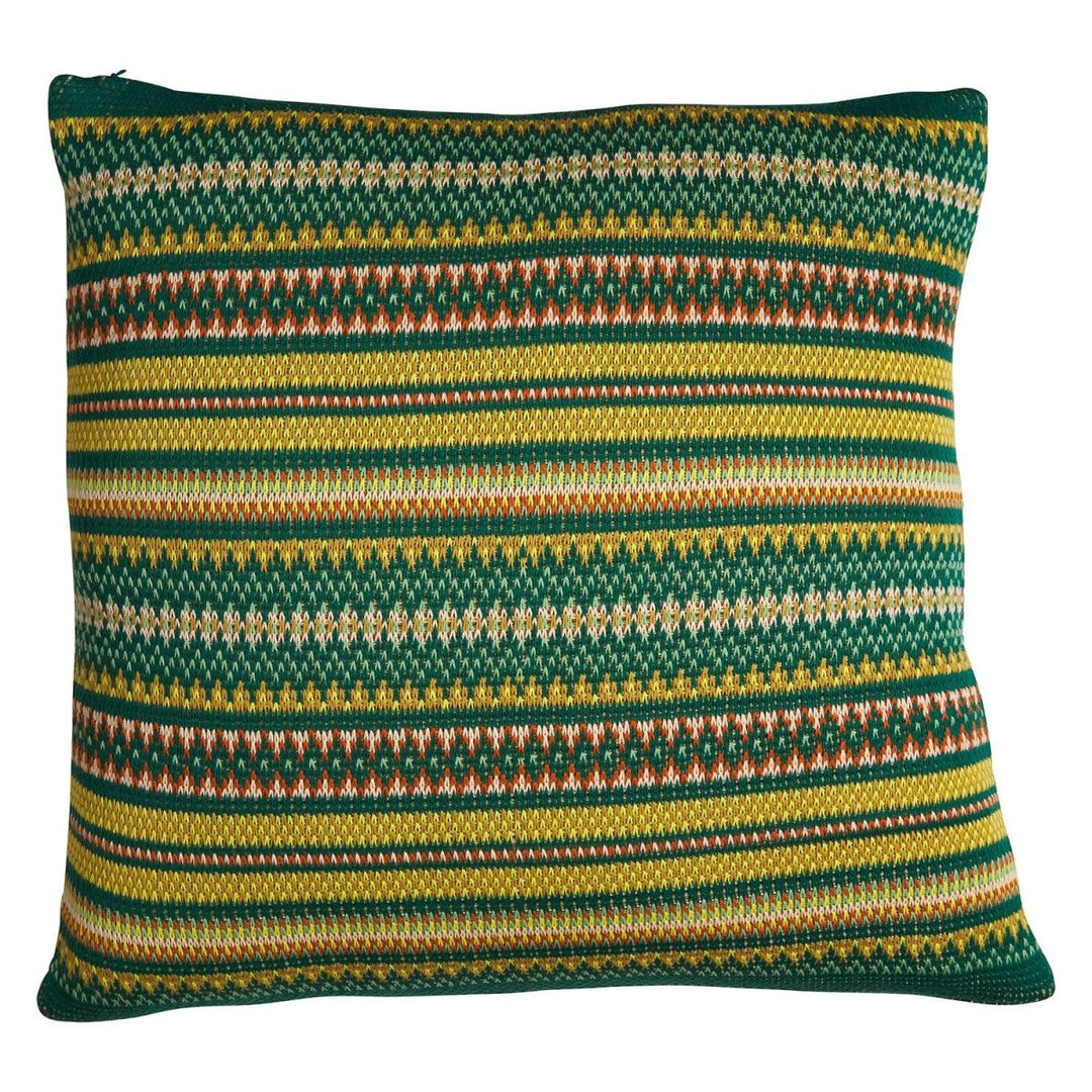 Arlette Knit Cushion - Forest - Stanleyandstone