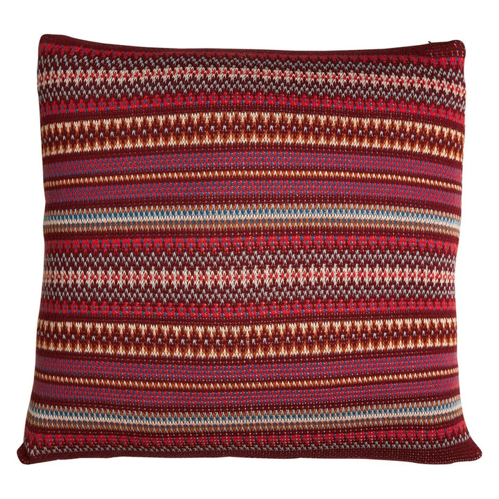 Arlette Knit Cushion - Mahogany cushion Sage &amp; Clare