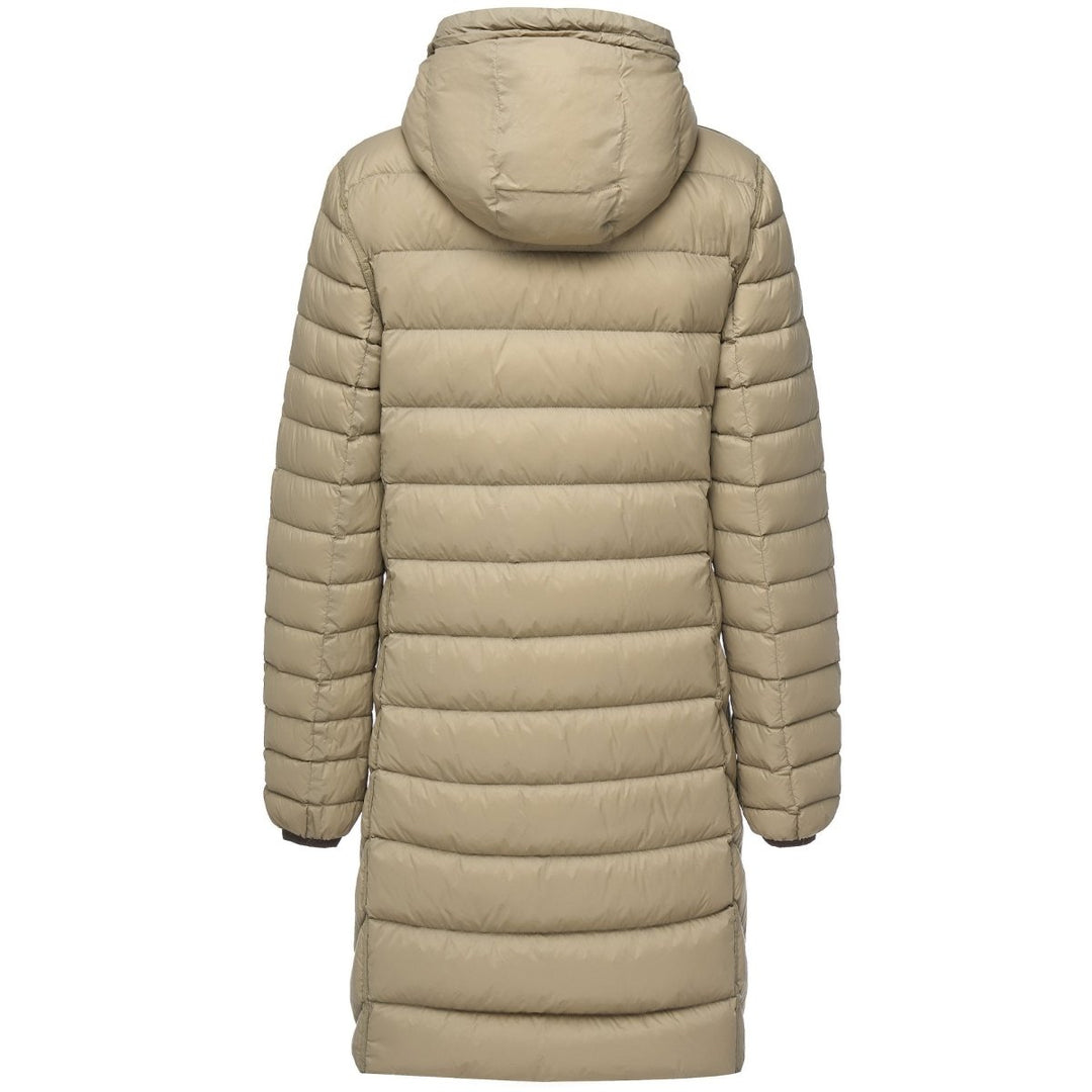 Arnie Reversible Puffer Down Coat - Chocolate/Palomino Moke Apparel
