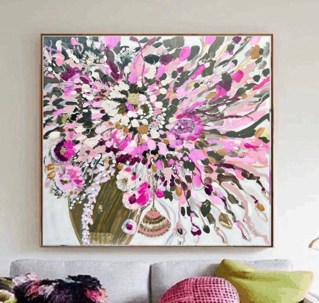 Artwork By Caz Sroczynski - "Tender Blooms" Art Art By Caz
