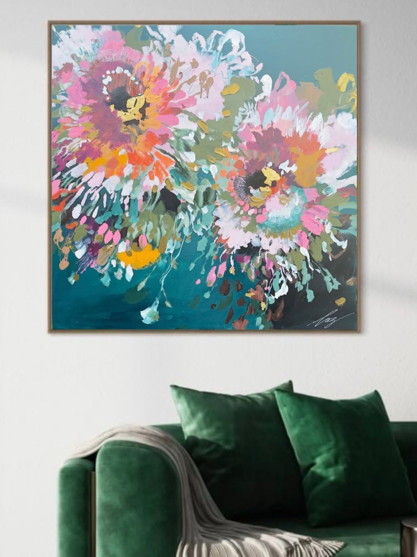 Artwork By Caz Sroczynski - "Wildfire Blooms" Art Art By Caz