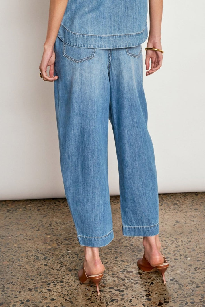 ascend pant - mid wash denim pant Zoe Kratzmann