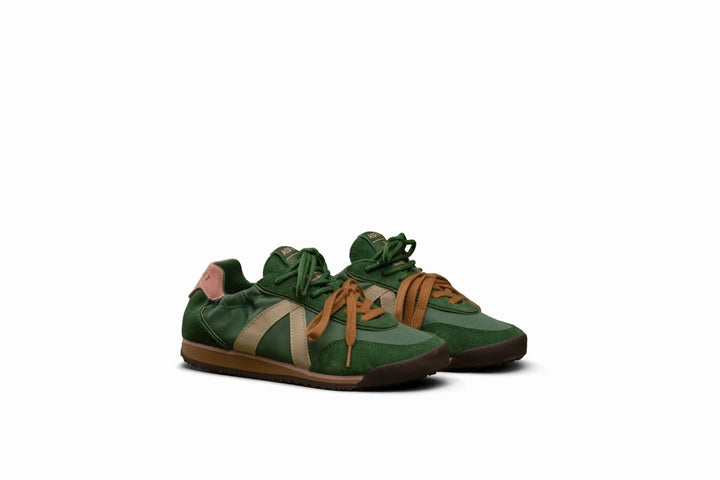 ASFVLT Grace Sneaker DK Green/PInk Shoe ASFVLT
