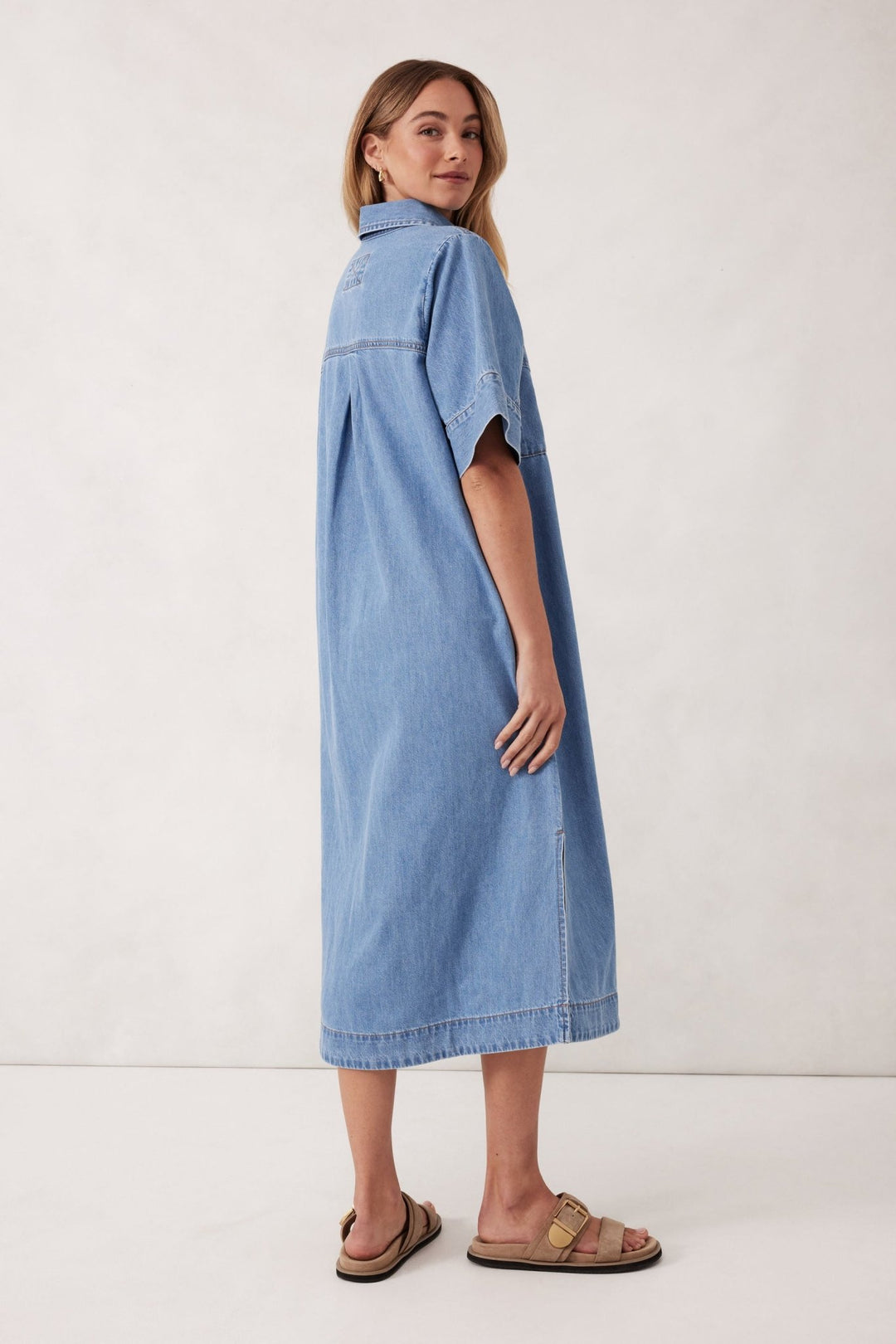 Ava Short Sleeve Midi Dress Ceres Life
