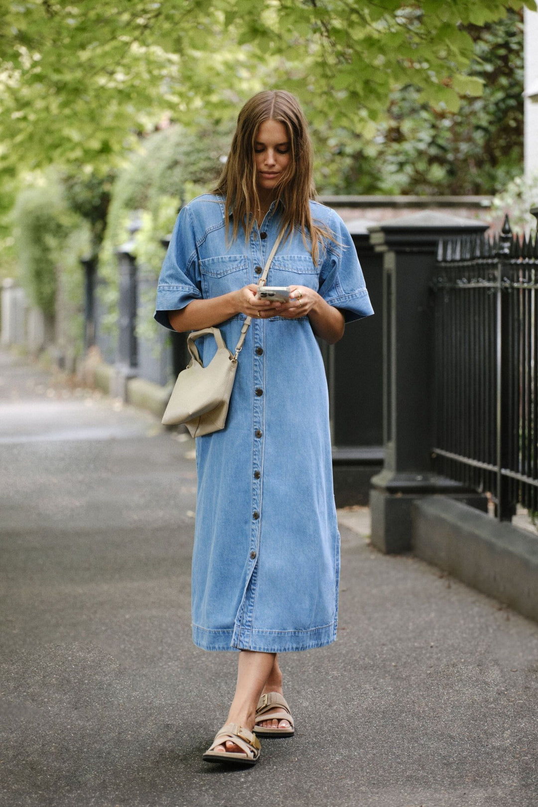 Ava Short Sleeve Midi Dress Ceres Life