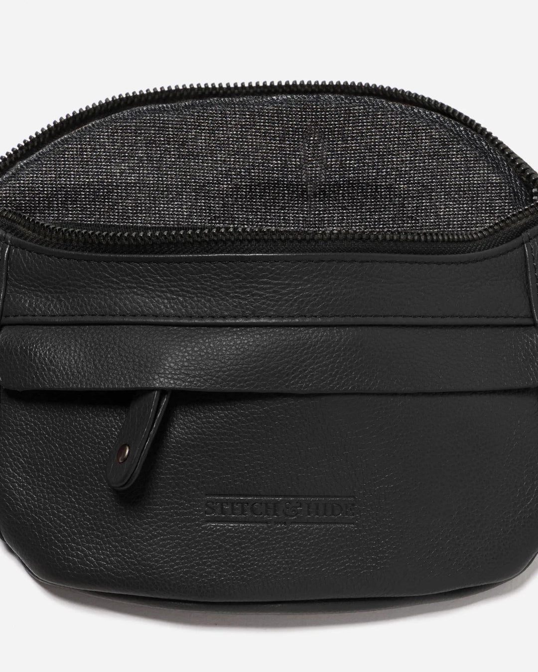 Stitch & Hide Bailey Leather Bum Bag - Olive Bags Stitch and Hide