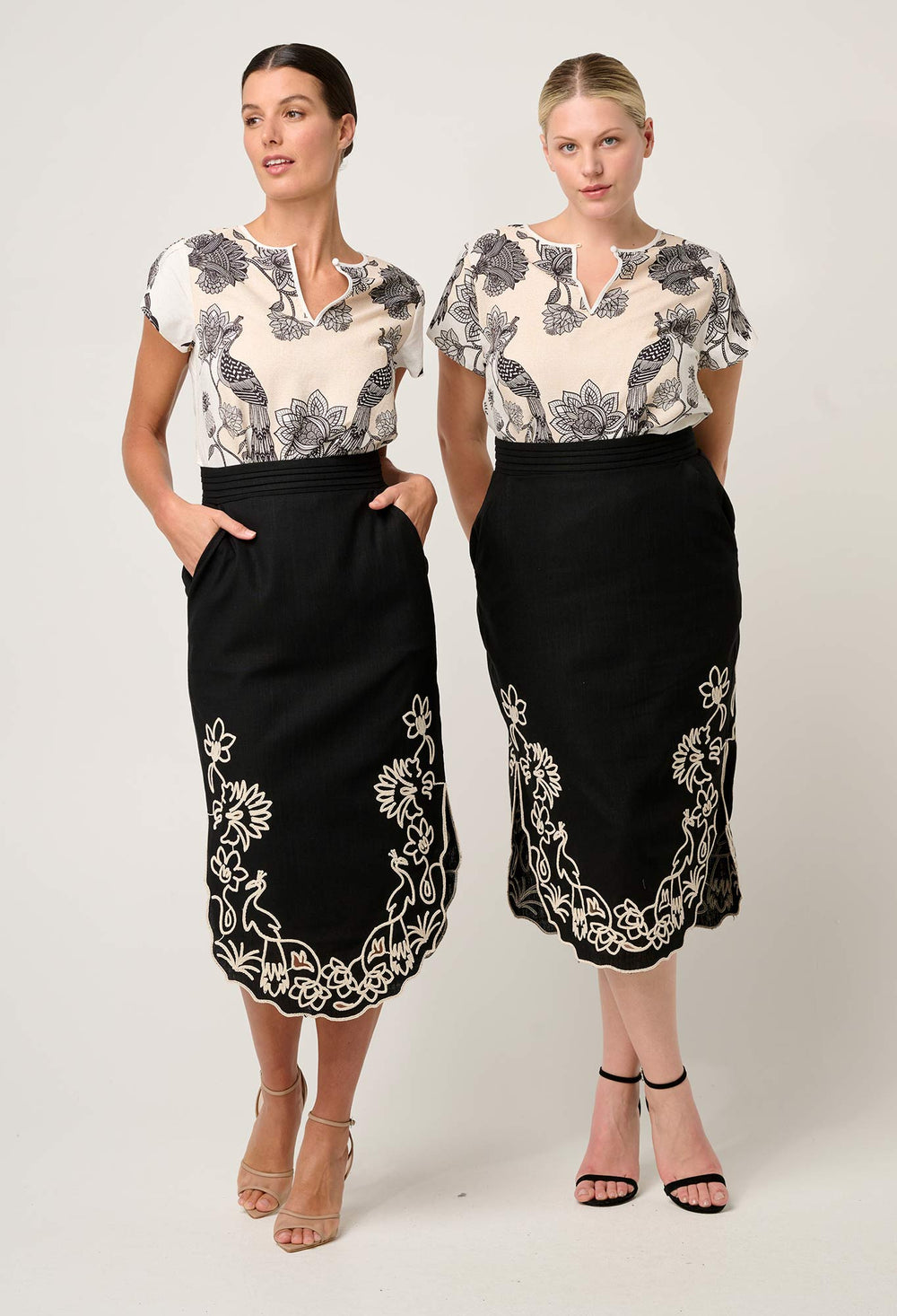 Avis Viscose Dobby Top in Imperial Stone blouse Once Was