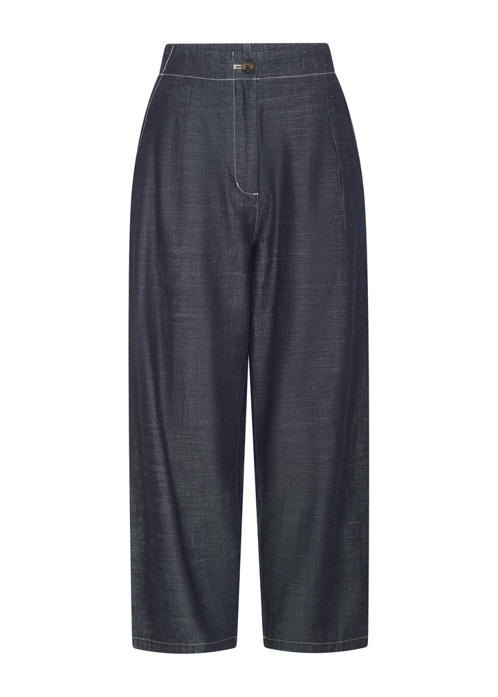Avrid Chambray Barrel Pant - Stanleyandstone