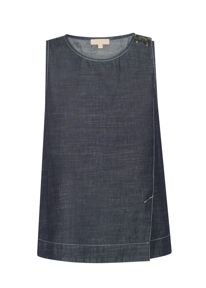 Avrid Chambray Tank - Stanleyandstone